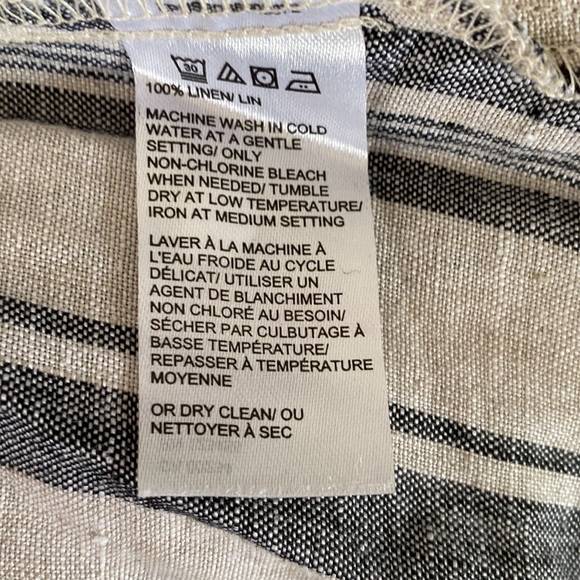 Core Life Peplum Linen Tank Top | - Picture 7 of 7